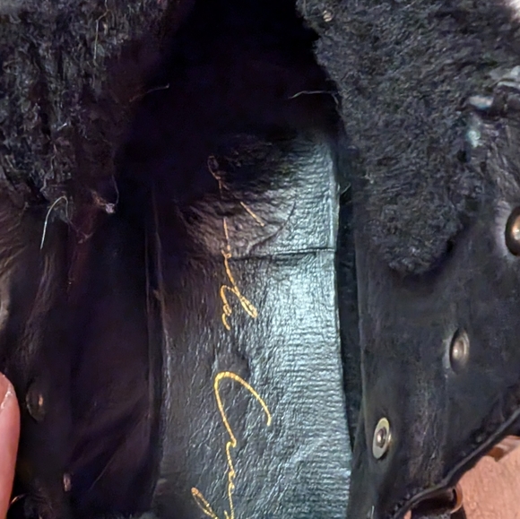 Lola Cruz Embellished Combat Boots - Picture 3 of 13